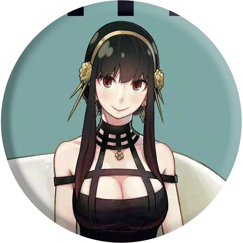 Huy hiệu cài áo IN HÌNH Spy x Family Gia đình điệp viên ver bìa truyện anime chibi dễ thương