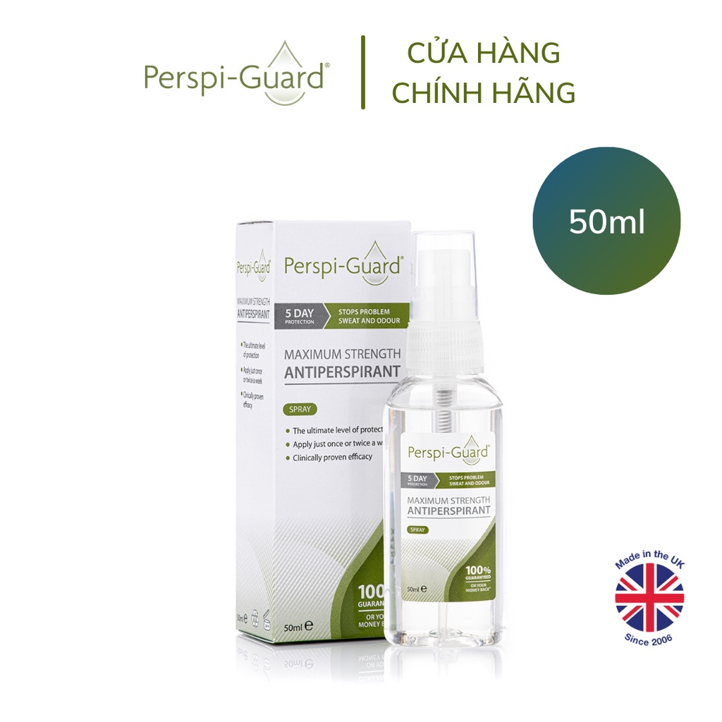 Xịt ngăn mồ hôi toàn thân PerspiGuard Maximum Strength Antiperspirant Spray 50ml