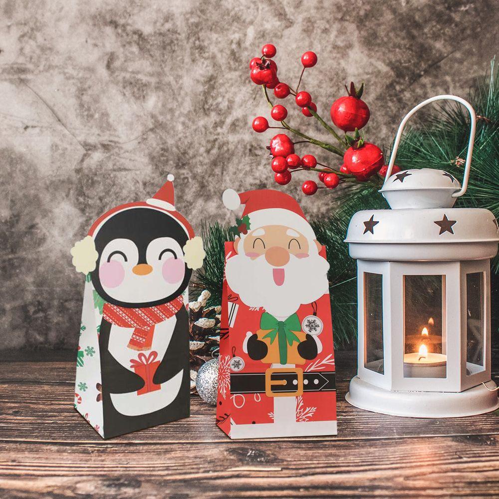 CHOOKEY Set 24 Túi Giấy Đựng Kẹo Giáng Sinh Năm Mới