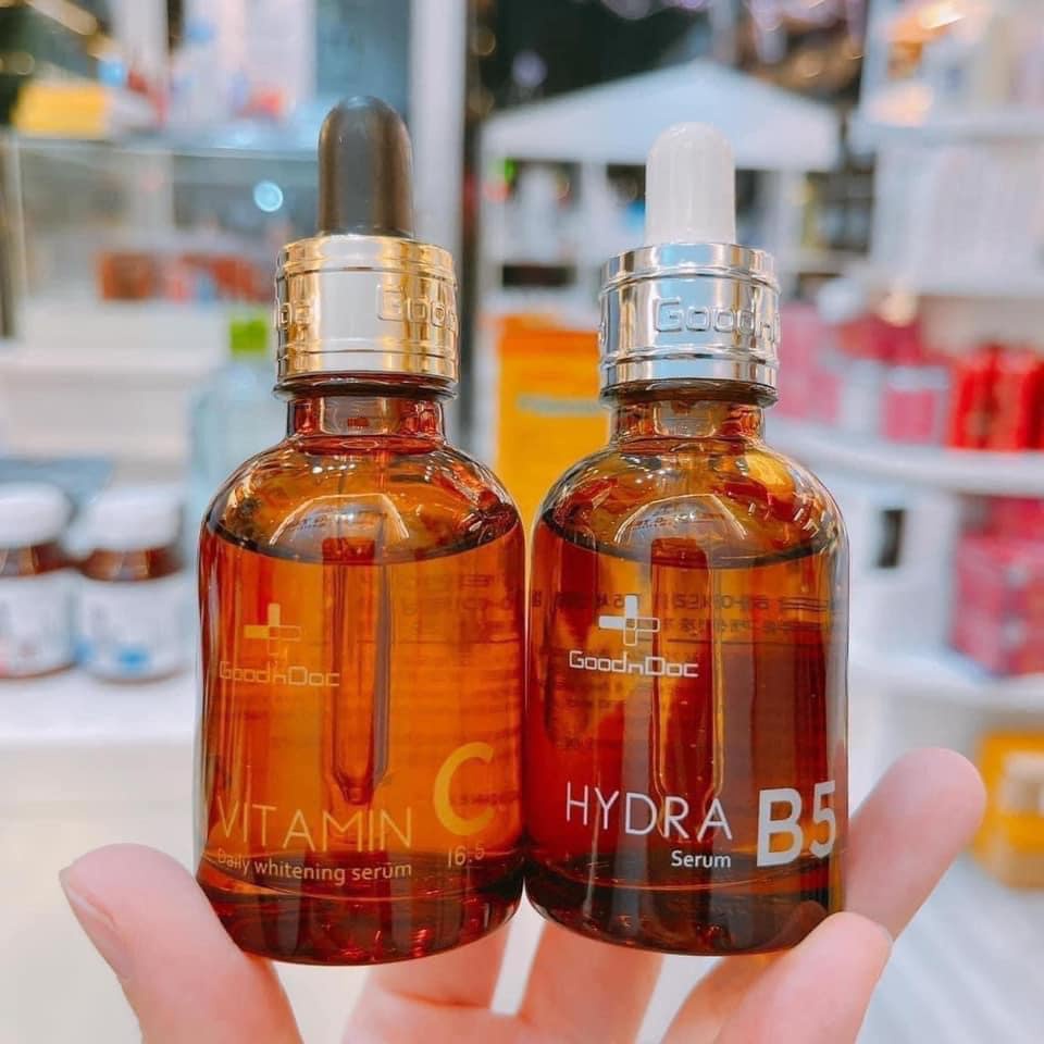 Serum Goodndoc Dưỡng ẩm phục hồi - Giảm thâm trắng sáng da 30ml