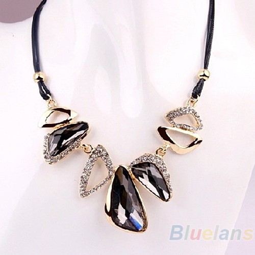 Hàng Có Sẵn! Cỡ LớnDây Chuyền Hợp Kim Nhôm Thiết Kế Hình Học Bất Đối Xứng Phong Cách Hàn Quốc Thời Trang Cho Nữ