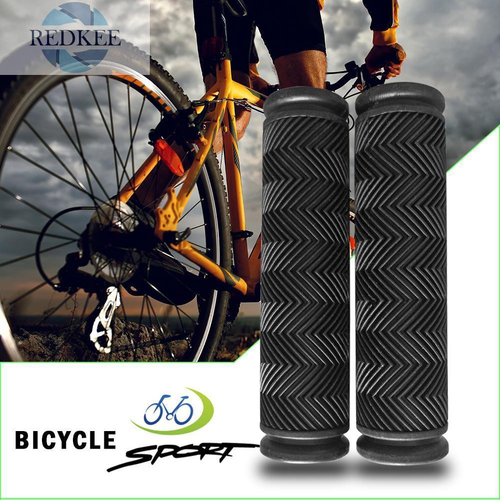 Set 2 Bọc Tay Lái Xe Đạp Leo Núi Mtb Chất Liệu Cao Su Thân Thiện Với Môi Trường Chống Trượt