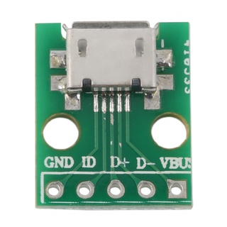 Micro usb to dip adapter 5pin female connector b type pcb converter ao310