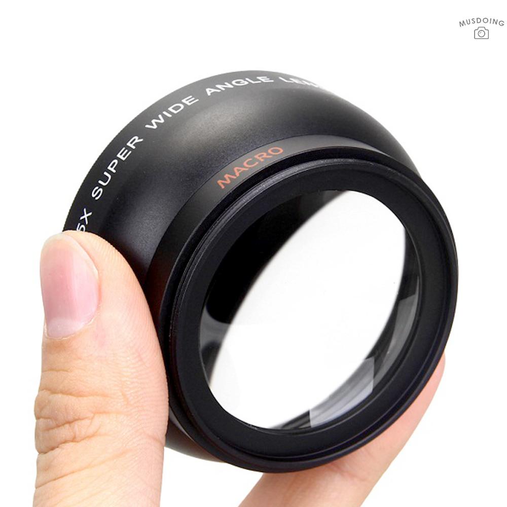 Ống Kính Góc Rộng 58mm 0.45x Hd Cho Máy Ảnh Canon Nikon Sony Pentax 58mm