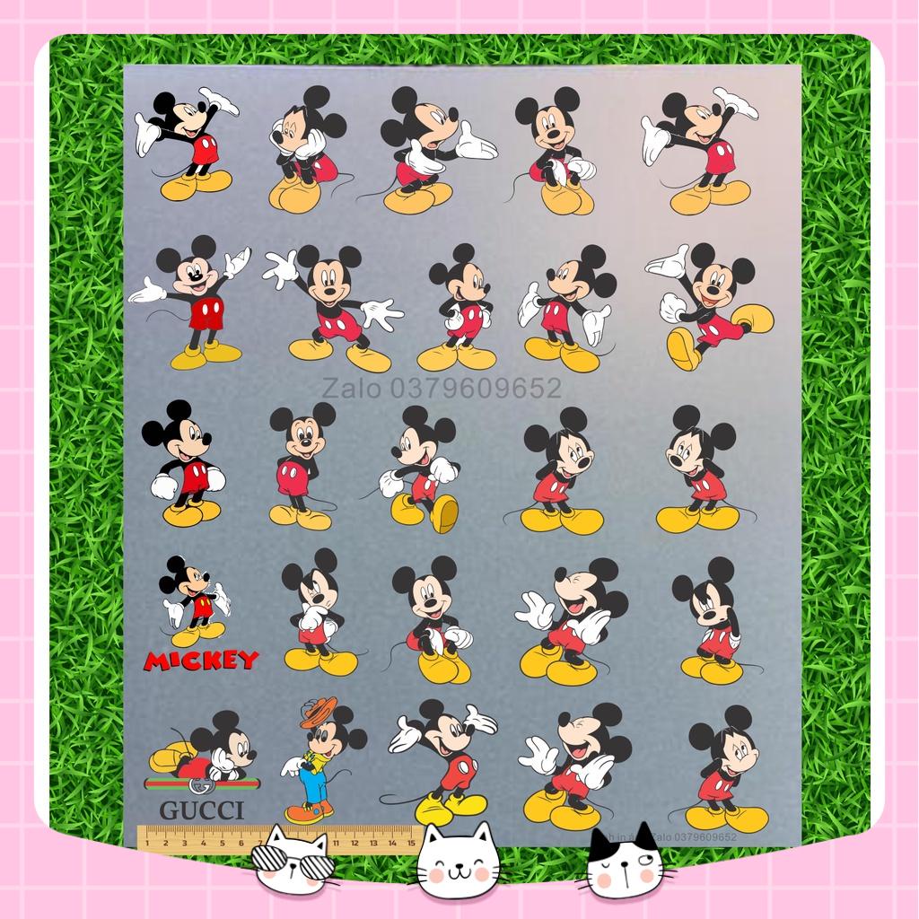 Patch Logo chuột Mickey in áo bằng bàn ủi dễ dàng tại nhà