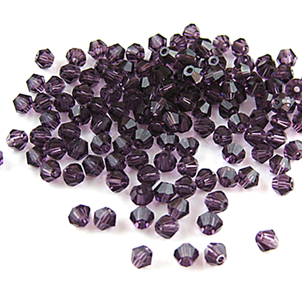 Bộ 100 Hạt Pha Lê Nhân Tạo 4mm Dùng Làm Trang Sức