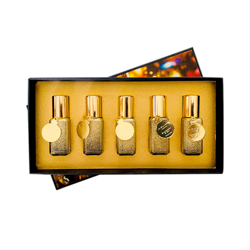 【Gửi 1 thỏi son】Jo Malone London Bộ nước hoa Mẫu 9ml * 5 Chai vàng phiên bản Giáng sinh Bộ năm mảnh