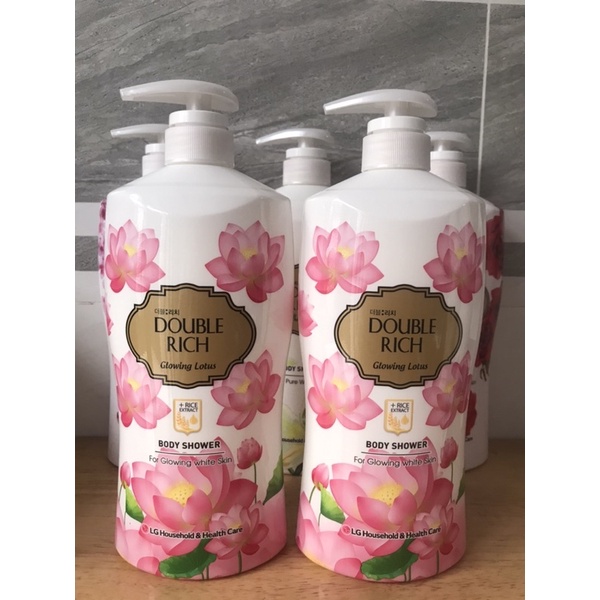 800 ML-Sữa tắm Hương Hoa Double Rich Body Shower 800G dưỡng da Hàn Quốc