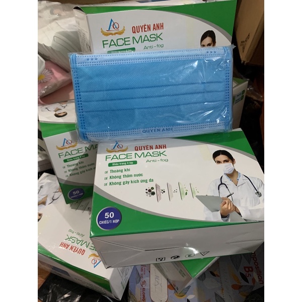 Khẩu trang 3D mask Bảo Huy công nghệ Nhật Bản chống bụi cao cấp hộp 50 cái loại họa tiết trơn