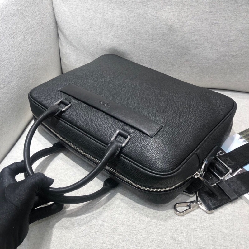 Cặp xách công sở cho nam thương hiệu thời trang cao cấp Prada da thật nhập khẩu hàng vip 1-1 | BigBuy360 - bigbuy360.vn
