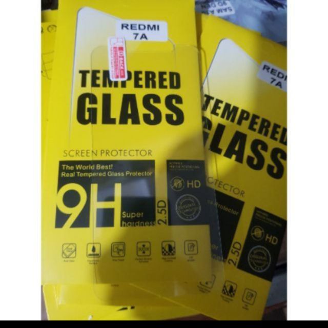Bộ 3 miếng kính cường lực xiaomi redmi 7A