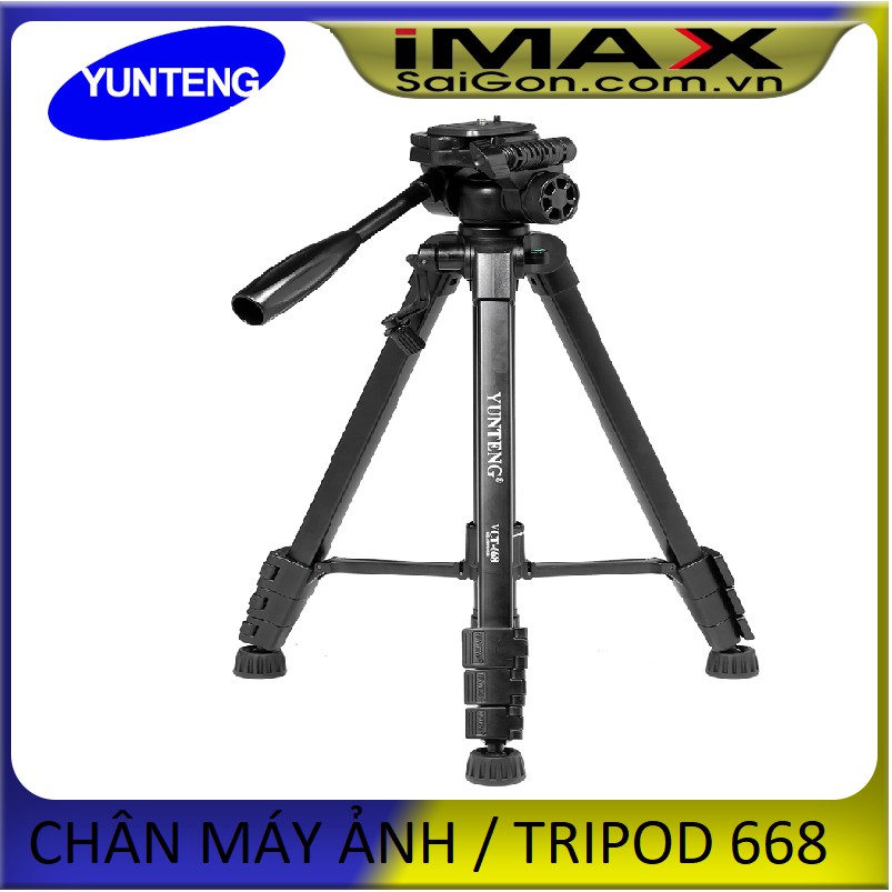 CHÂN MÁY ẢNH / TRIPOD YUNTENG 668+ gá kẹp điện thoại