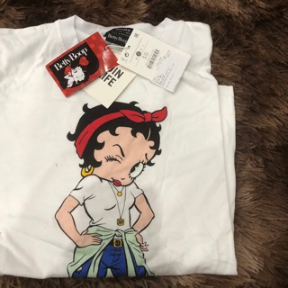 SẴN!! ÁO PHÔNG NỮ BERSHKA BETTY BOOP