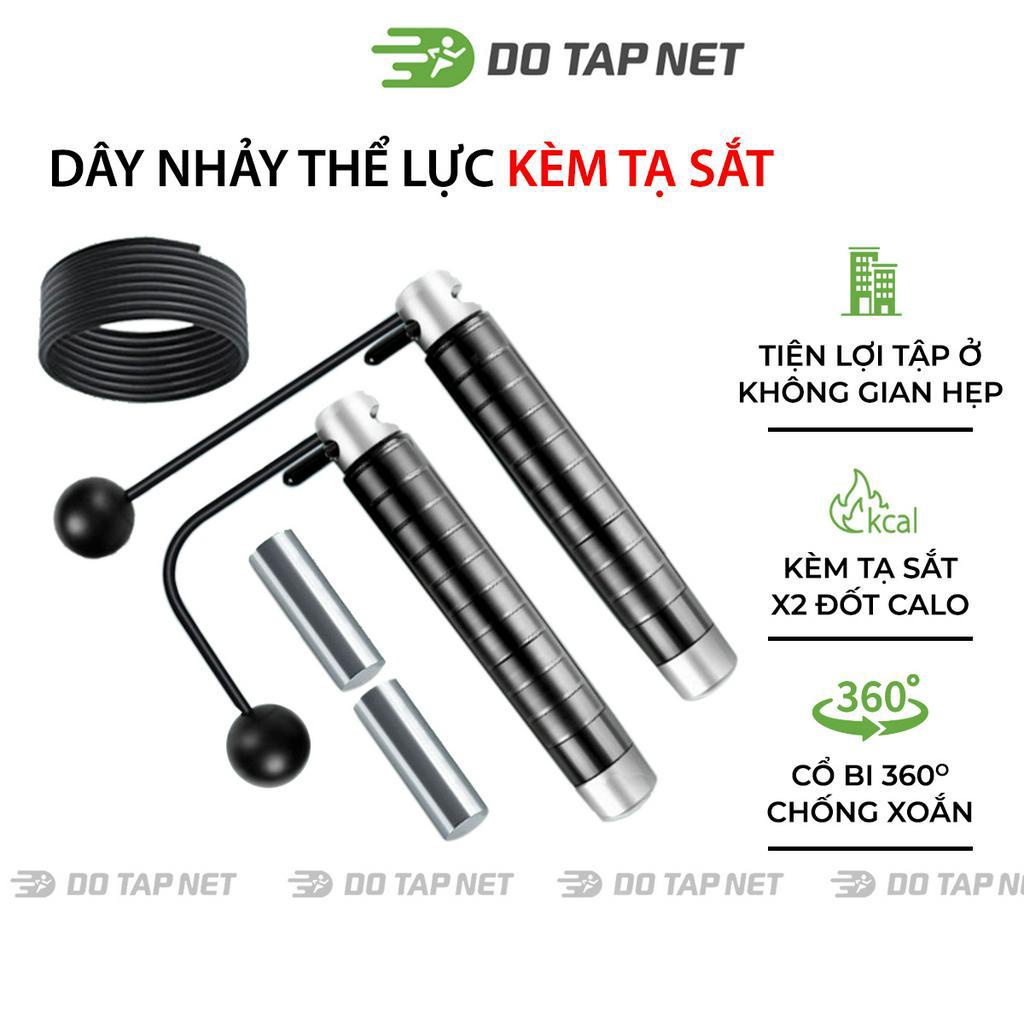 Dây Nhảy Lõi Thép Có Tạ MixSport Tập Thể Lực Nặng Muay Boxing Giúp Tăng Cường Cơ Bắp DTN03