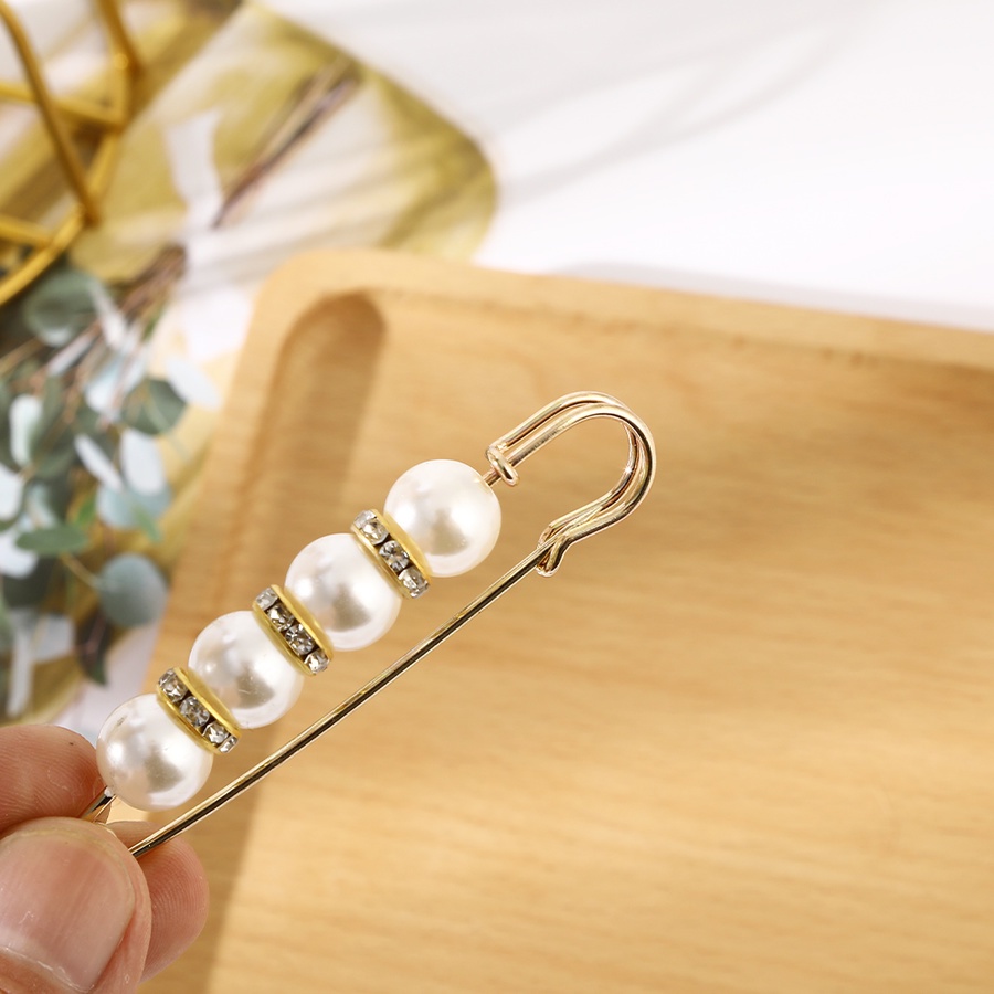 Bộ 3 Ghim Cài Áo Đính Ngọc Trai Xinh Xắn