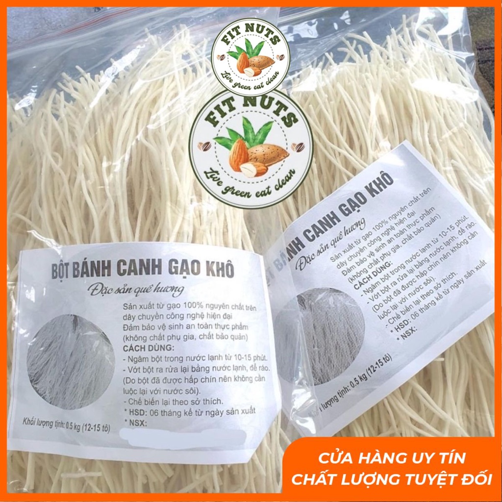 Bánh canh khô cọng nhỏ.
