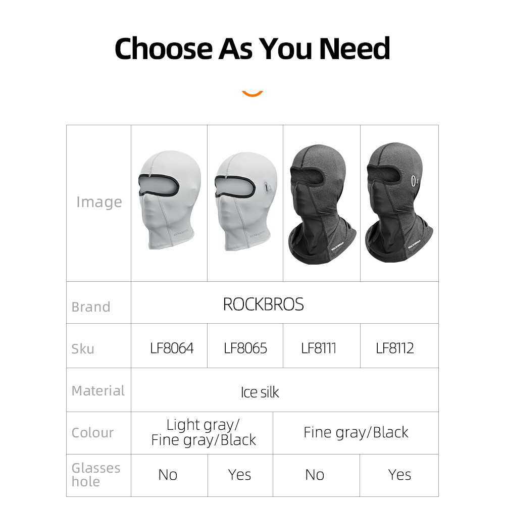 Rockbros Khẩu Trang Chống Nắng Thoáng Khí Nhanh Khô Có Thể Tái Sử Dụng