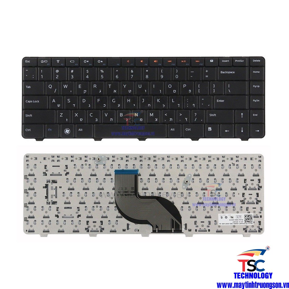 Bàn Phím Laptop Dell Inspiron 13R N3010 14R N4010 N4020 N4030 N5030 M5030 - Hàng Nhập Khẩu