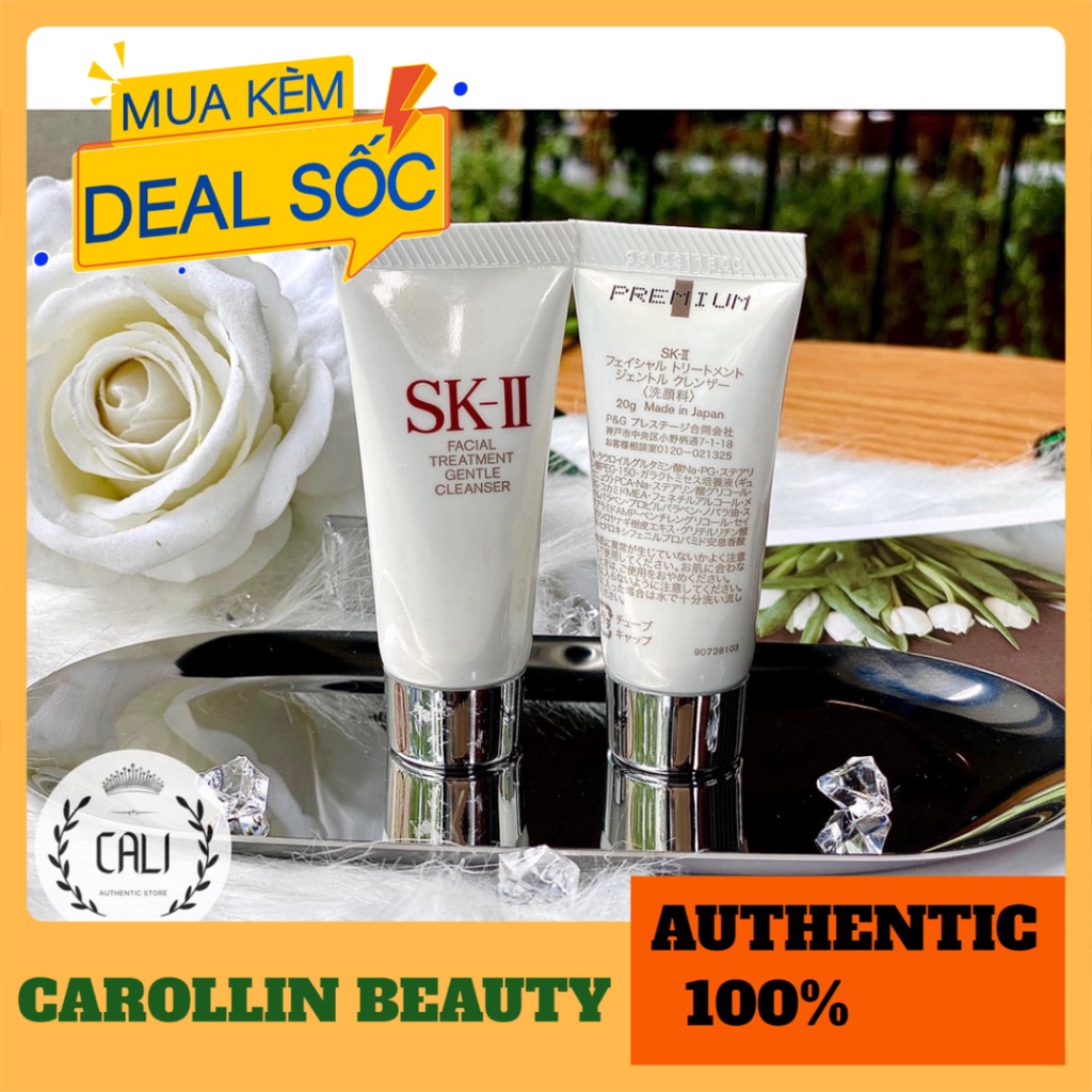 Sữa rửa mặt 💖 FREESHIP 💋 Sữa rửa mặt SKII 30ml chính hãng [ Minisize ] CAROLLIN BEAUTY