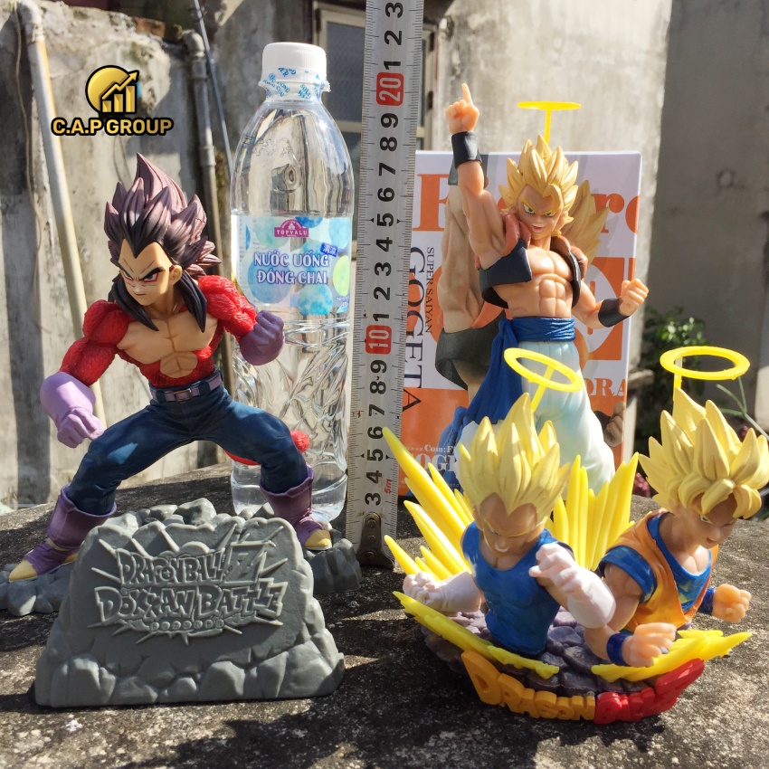 Mô hình Dragon Ball 7 Viên Ngọc Rồng nhân vật Gogeta Đích Ku dơ một ngón tay - 0IX5i