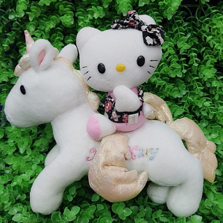 Gấu bông set Kitty cỡi ngựa