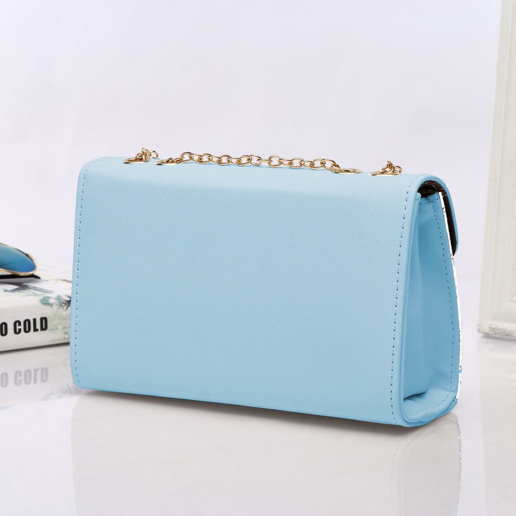 Túi Nữ Đeo Chéo T39 Thời Trang Màu Xanh Nhạt