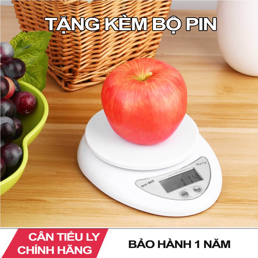 Cân Tiểu Ly Nhà Bếp ( Tặng kèm bộ pin )