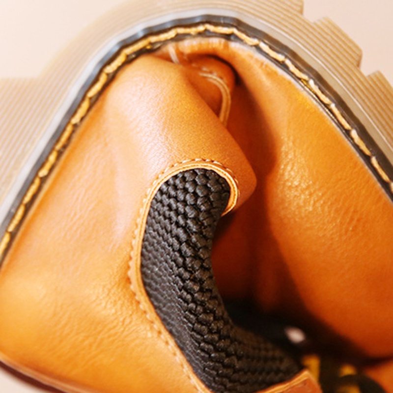 Giày bốt da pu mềm mại phong cách Hàn Quốc đáng yêu cho bé