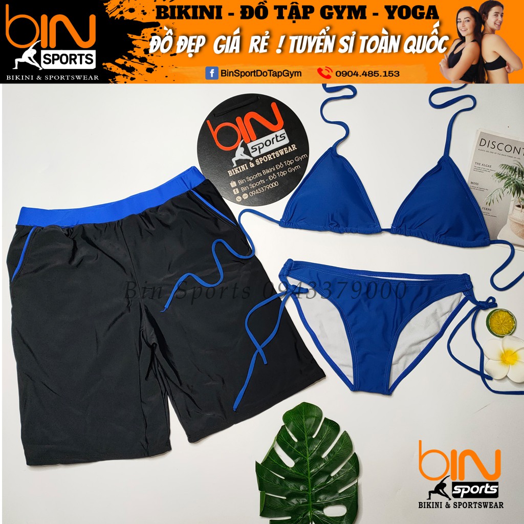 Đồ Bơi Cặp Nam Nữ Mặc Đi Biển Bin Sports CB030