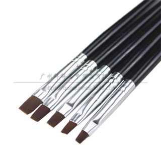 Bộ 5 cây cọ bản cán đen