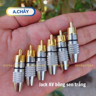 Jack av bông sen mẫu trắng bộ 10 chiếc A.Chảy