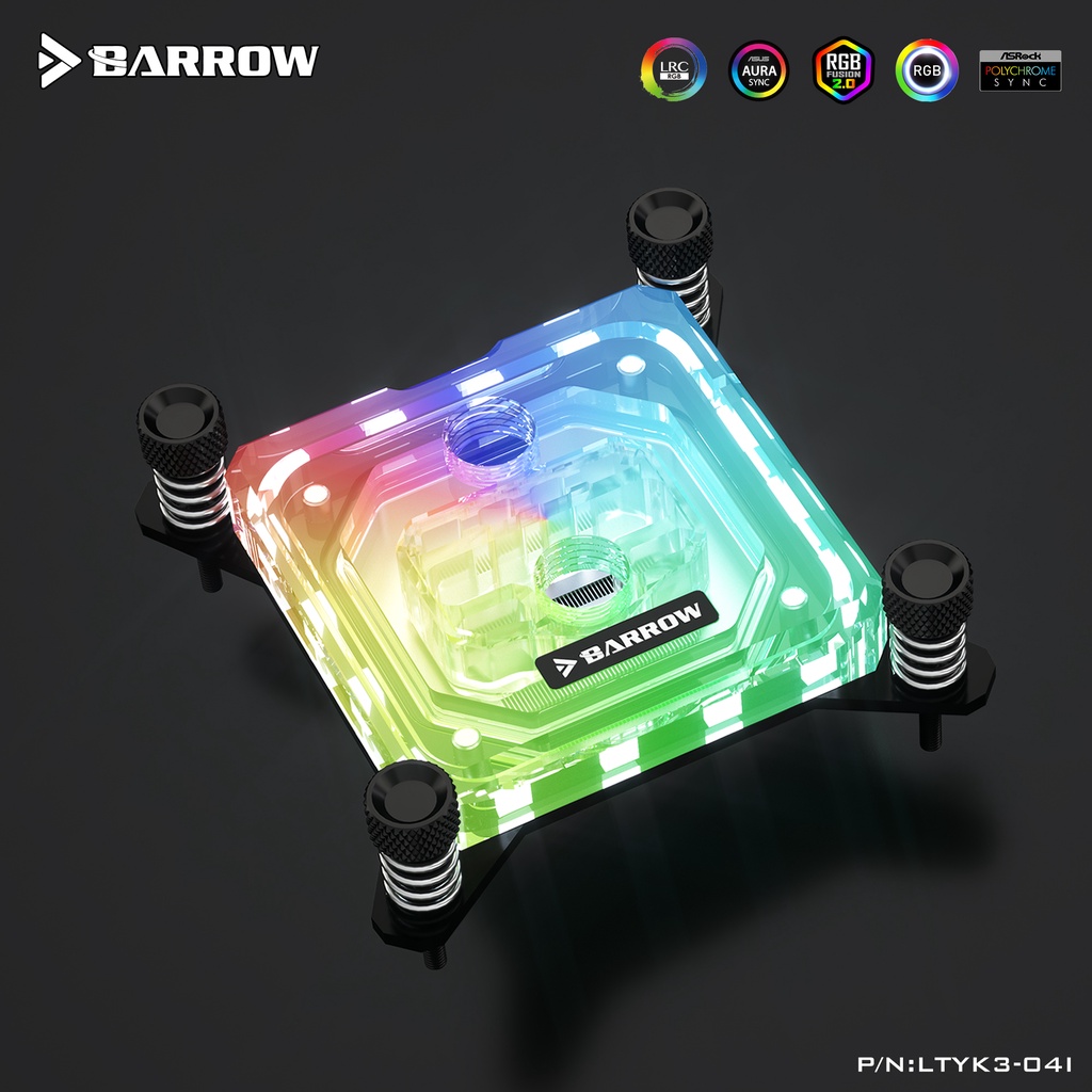 Khối Tản Nhiệt Bằng Acrylic Cho Intel Lga115x/1700/1200/x99/x299 CPU Larrow LTYK3-04I