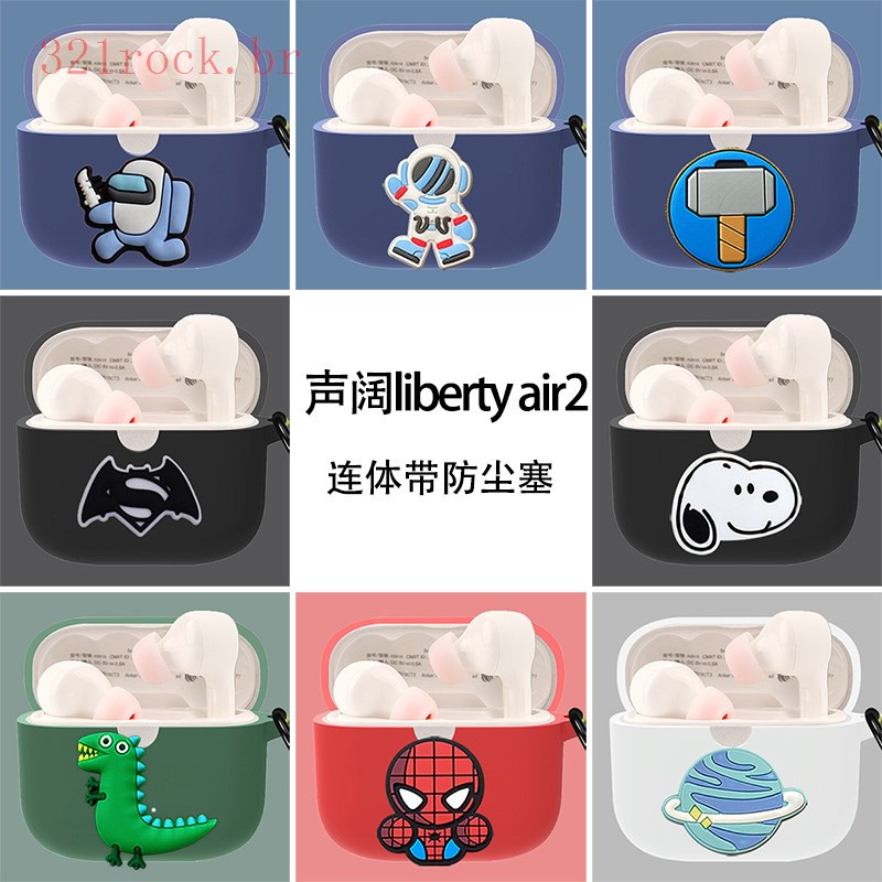 Vỏ Bảo Vệ Hộp Sạc Tai Nghe Anker soundcore Liberty Air2-Aa Liker Bluetooth Không Dây libertyair2-Aa Bằng Silicon Chống Sốc