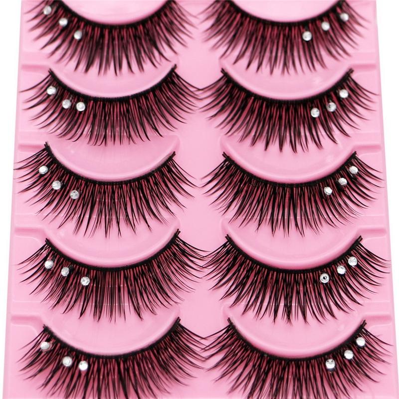 Lông mi giả đính đá kim cương cứng tự nhiên | BigBuy360 - bigbuy360.vn