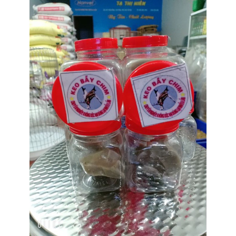 Keo Dính Chim siêu dính lọ 70g - Bẫy Chim Sẻ, khuyên các loại
