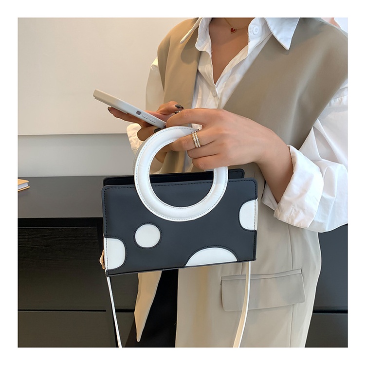 Túi Xách Đeo Vai Cỡ Lớn Màu Tương Phản Thời Trang 2022 Cho Nữ