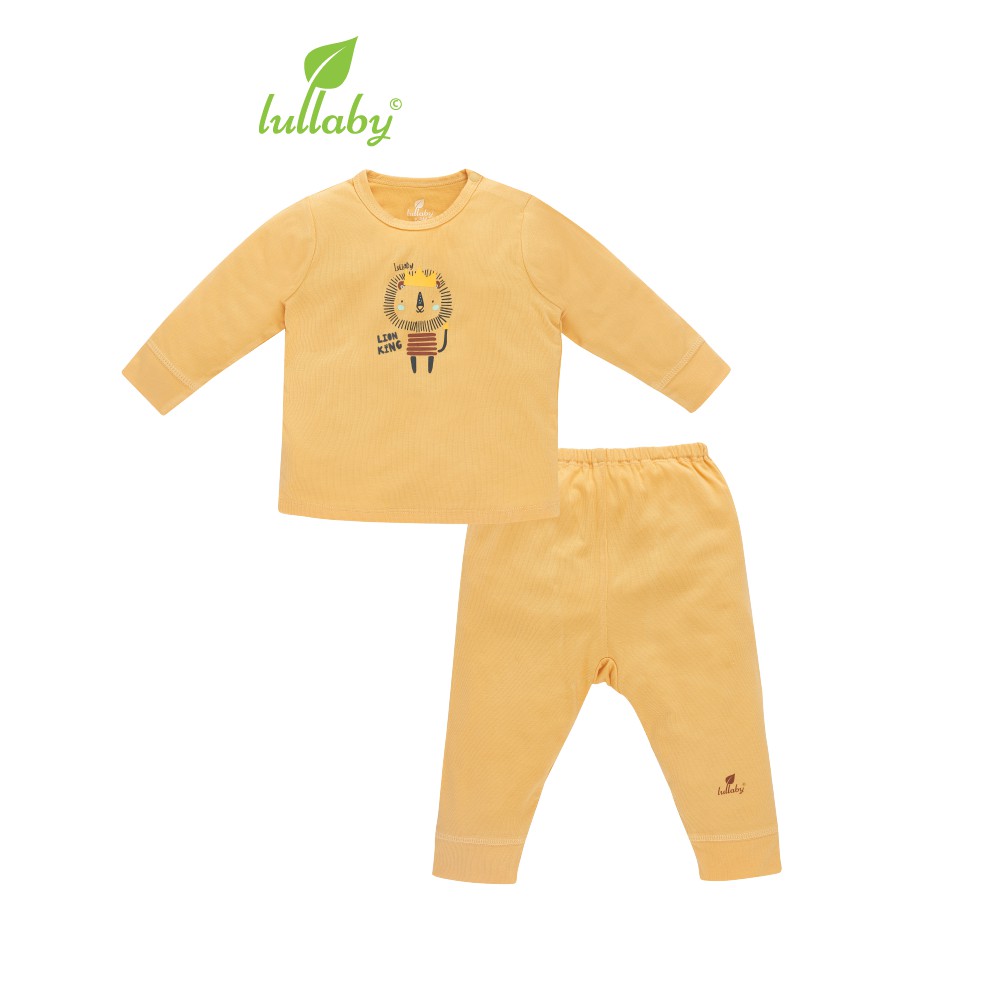 Lullaby Bộ quần áo dài tay bo tay quần bo gấu NH666P BST SLEEP AIR