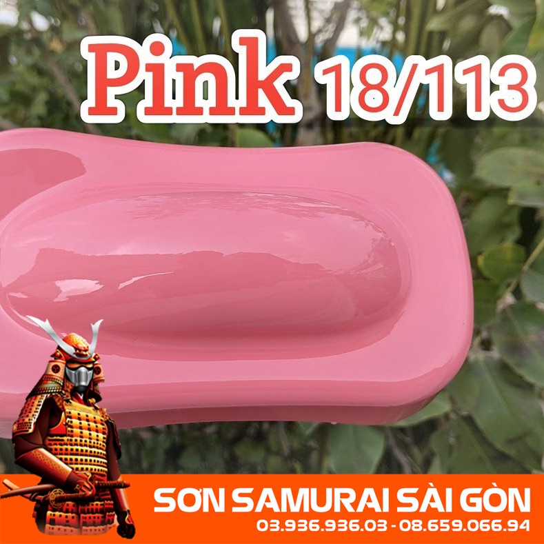 113 MÀU HỒNG SƠN PHUN XE MÁY KUROBUSHI/ SAMURAI