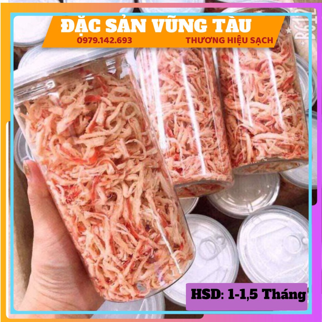 Mực Xé Sợi Hấp Nước cốt dừa 2Nắng tươi ngon, ăn liền đặc sản Vũng Tàu