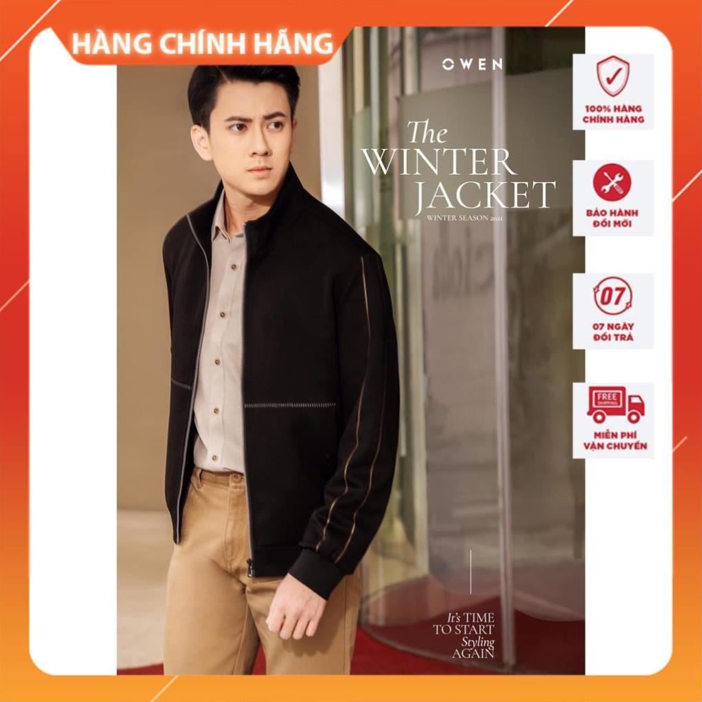 OWEN - (CHÍNH HÃNG) Áo khoác nam OWEN, áo gió Jacket cao cấp giữ ấm tốt JK61022 - OWEN Flagship Store