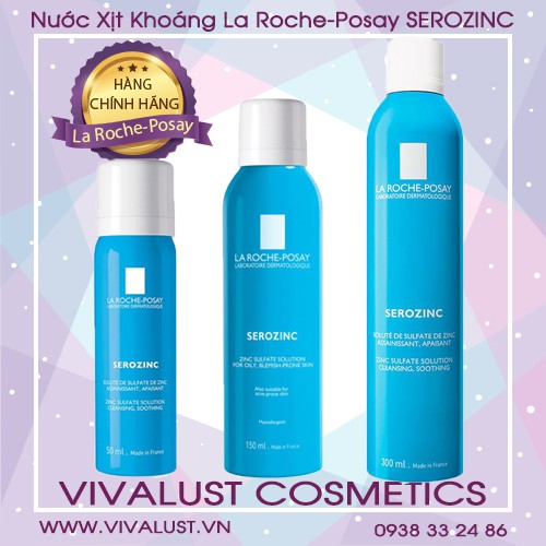 Nước Xịt Khoáng La Roche-Posay SEROZINC - Dành Cho Da Dầu Mụn