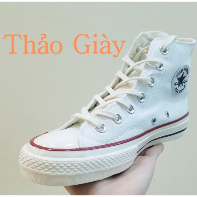 Giày cv trắng cao