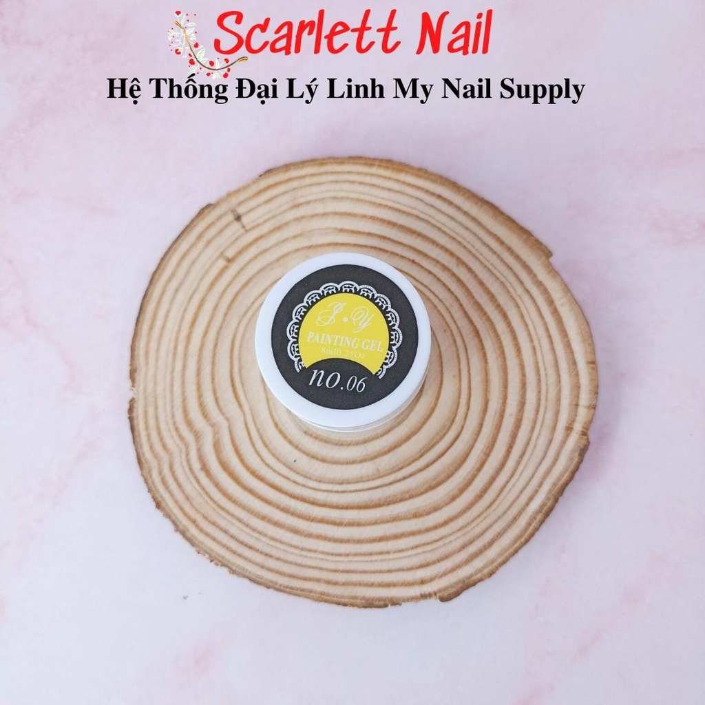 Set 12 Màu Gel Vẽ Loang - Trang Trí Móng Không Vón Cục