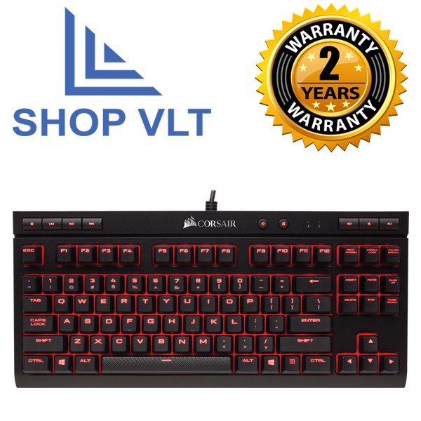 Bàn phím cơ Corsair K63 Red switch - Hàng chính hãng