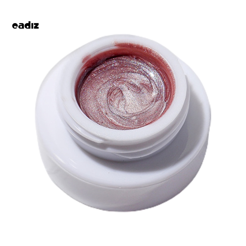 [Hàng mới về] Gel sơn móng tay CADI màu trơn hiệu ứng vỏ sò lấp lánh tự nhiên dành cho nữ