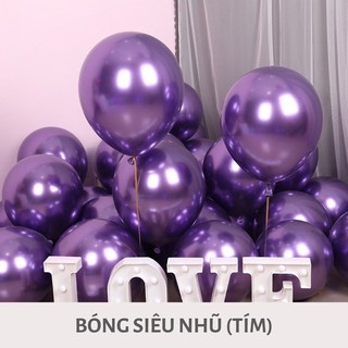 Set 10 bóng mạ chrome siêu nhũ