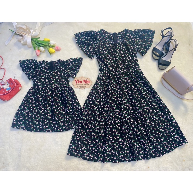 SET đầm đôi cho Mẹ & bé Gái
