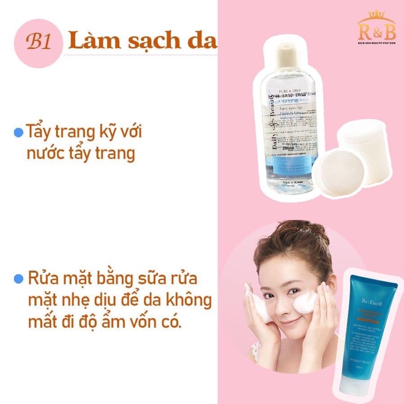 Nước Tẩy Trang Daliy Beauty Pure & Deep Make- Up Off Cleansing Water