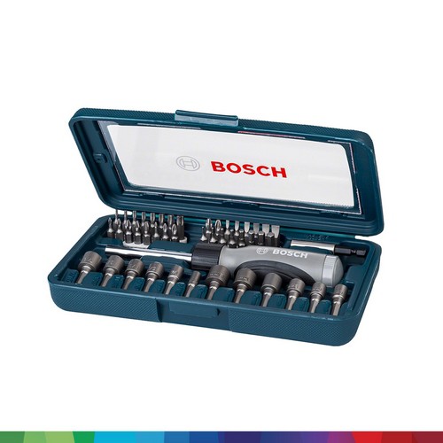 Bosch Combo máy khoan động lực Bosch GSB 550 MP SET 19 chi tiết + Bộ vặn vít đa năng Bosch 46 món 