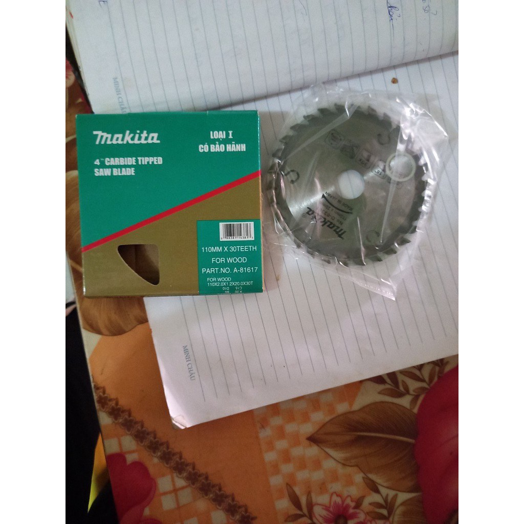 ( hộp 10 lưỡi ) Lưỡi cắt gỗ M AKITA phi 100 hàng loại I - 1 hộp 10 lưỡi